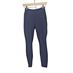 Athleta Leggings Womens 4 Blue 7/8 Yoga Pants Athleisure Activewear Pilates